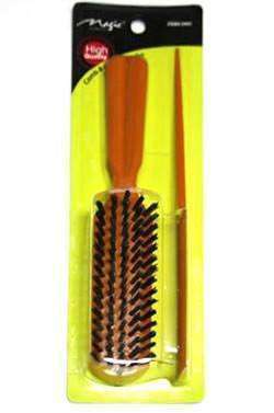 Magic Collection Rat Tail Comb & Brush Combo - Deluxe Beauty Supply