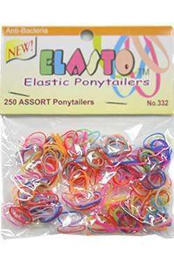 Magic Collection Elastic Ponytailers Assorted - Deluxe Beauty Supply