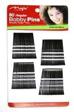 Magic Collection Black Bobby Pins #916 - Deluxe Beauty Supply