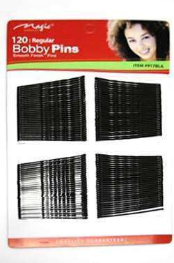 Magic Collection Bobby Pins Black #917 - Deluxe Beauty Supply