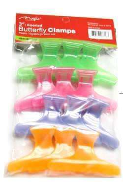 Magic Collection Butterfly Clamp 3" - Assorted - Deluxe Beauty Supply