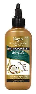 Bigen Vivid Shades Semi Permanent Hair Color - EG3 Emerald Green - Deluxe Beauty Supply