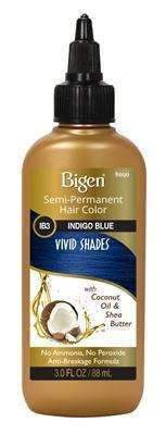 Bigen Vivid Shades Semi Permanent Hair Color - IB3 Indigo Blue - Deluxe Beauty Supply