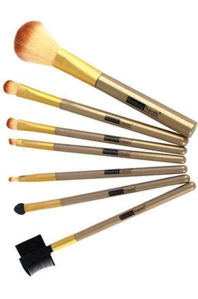 Beauty Treats 7 Piece Brush Set - Metallic Gold #146 - Deluxe Beauty Supply