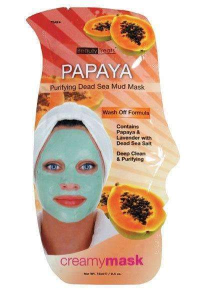 Beauty Treats Purifying Dead Sea Mud Mask - Papaya - Deluxe Beauty Supply