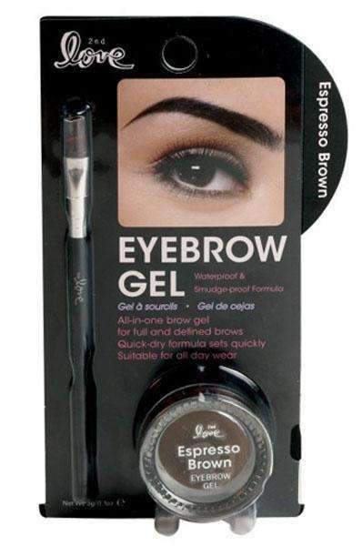 2nd Love Eyebrow Gel - Espresso Brown - Deluxe Beauty Supply