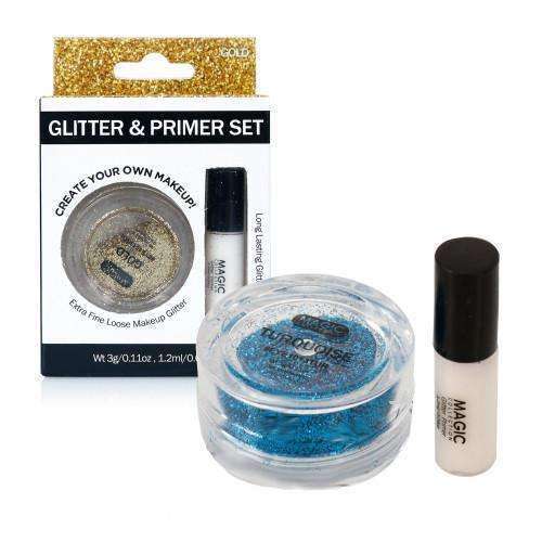 Magic Collection Glitter & Primer Set - Silver - Deluxe Beauty Supply