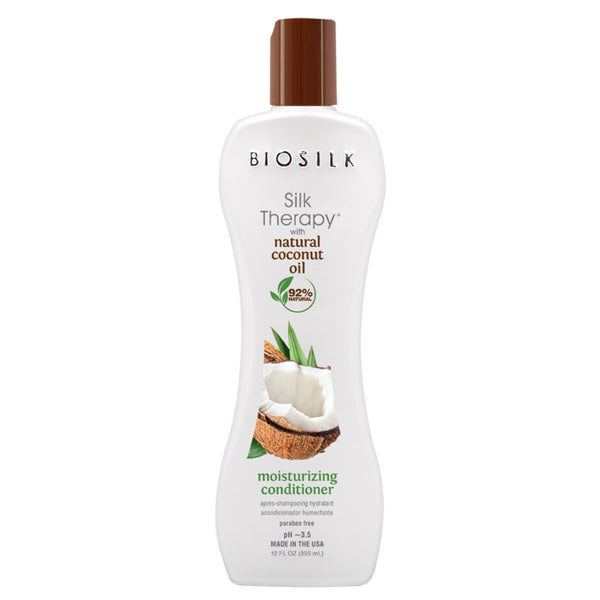 BioSilk Silk Therapy with Natural Coconut Oil Moisturizing Conditioner - Deluxe Beauty Supply