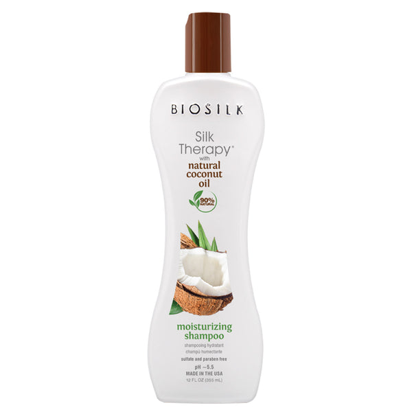 BioSilk Silk Therapy with Natural Coconut Oil Moisturizing Shampoo - Deluxe Beauty Supply