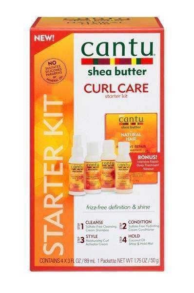 Cantu Shea Butter For Natural Hair Curl Care Starter Kit - Deluxe Beauty Supply