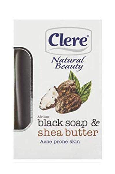 Clere Natural Beauty African Balck Soap & Shea Butter - Deluxe Beauty Supply