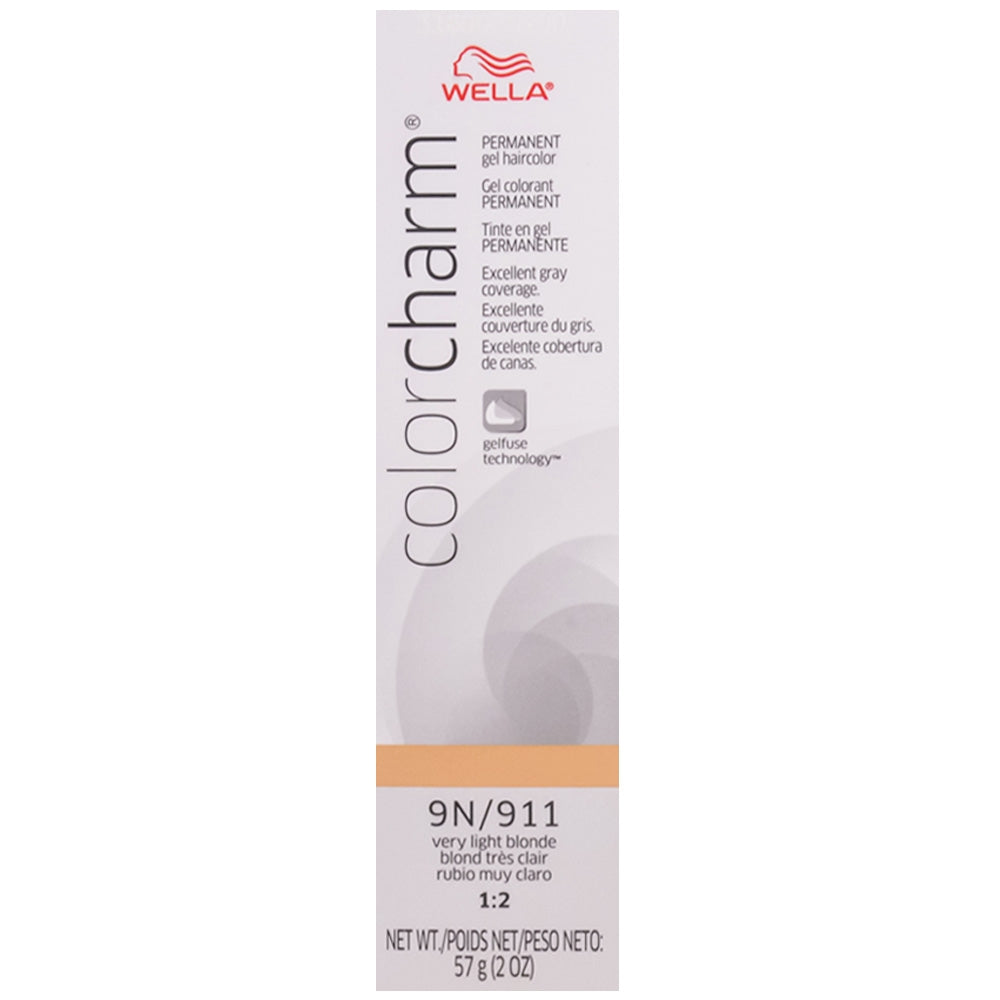 Wella Color Charm Gel Permanent Hair Color - 9N/911 Very Light Blonde