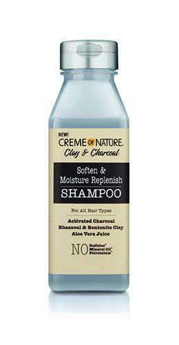 Cream Of Nature Clay & Charcoal Soften & Moisture Replenish Shampoo - Deluxe Beauty Supply