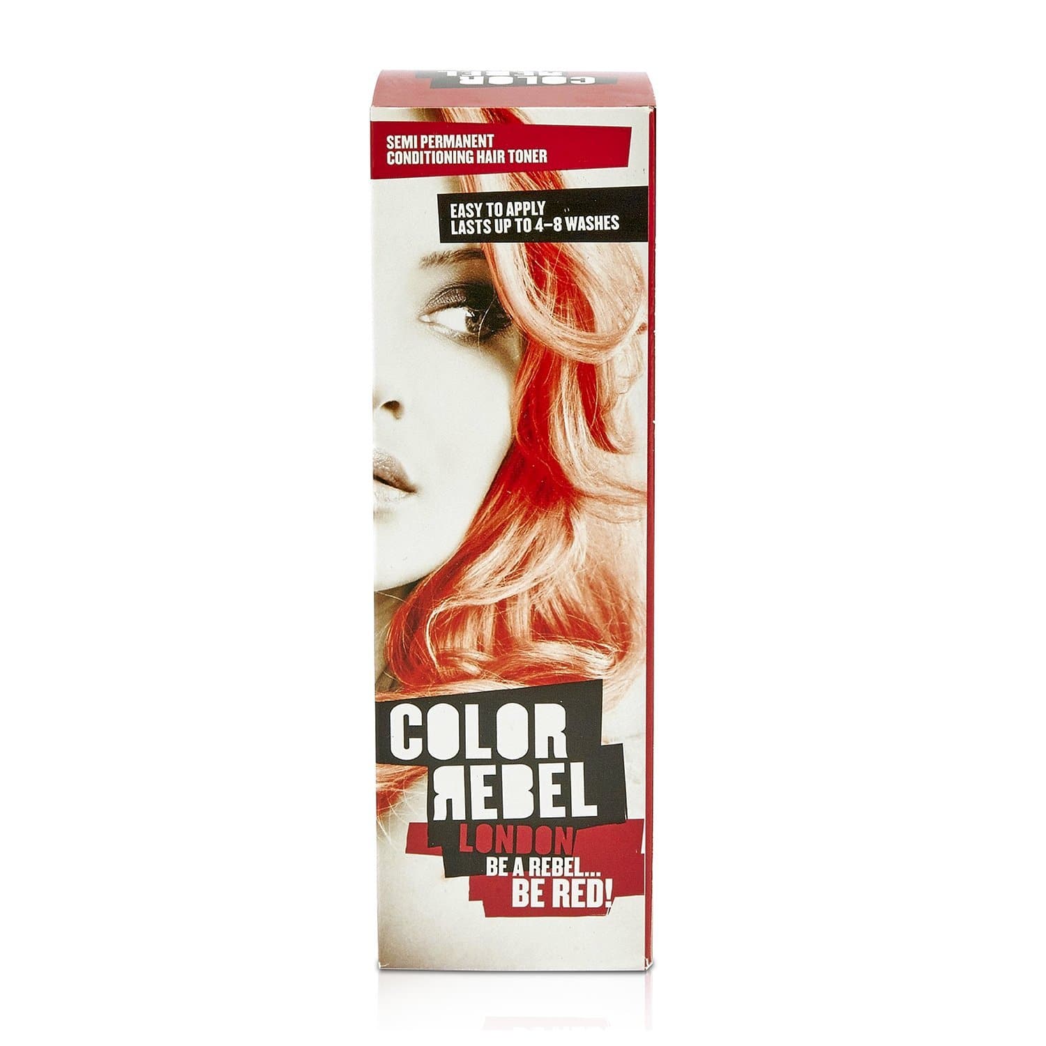 Color Rebel London Semi-Permanent Conditioning Hair Toner - Be Red - Deluxe Beauty Supply