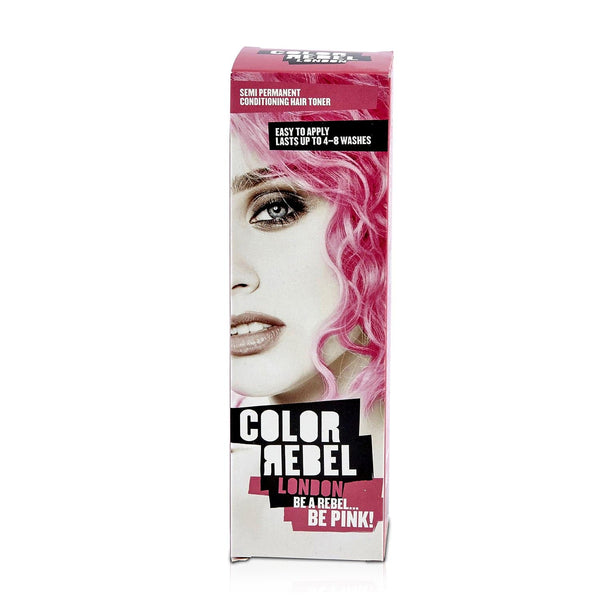 Color Rebel London Semi-Permanent Conditioning Hair Toner - Be Pink - Deluxe Beauty Supply