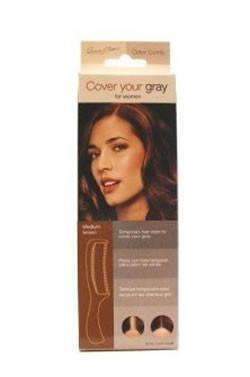 Cover Your Gray Color Comb - Medium Brown - Deluxe Beauty Supply