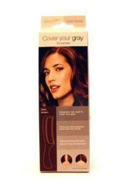 Cover Your Gray Color Comb - Dark Brown - Deluxe Beauty Supply