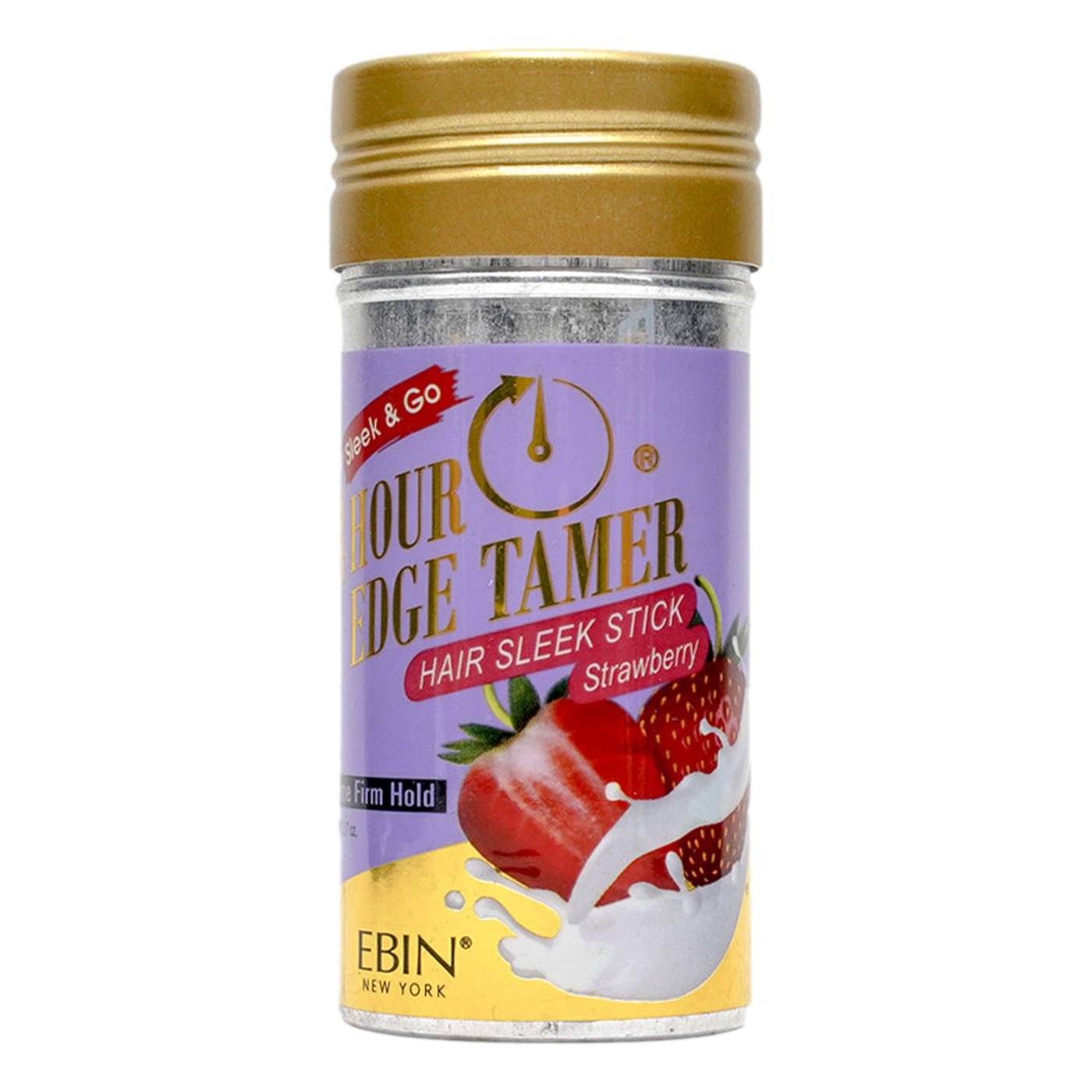 EBIN 24 Hour Edge Tamer Hair Sleek Wax Stick - Strawberry
