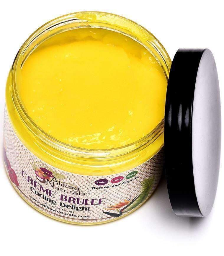 Alikay Naturals Creme Brulee Curling Custard 8oz - Deluxe Beauty Supply