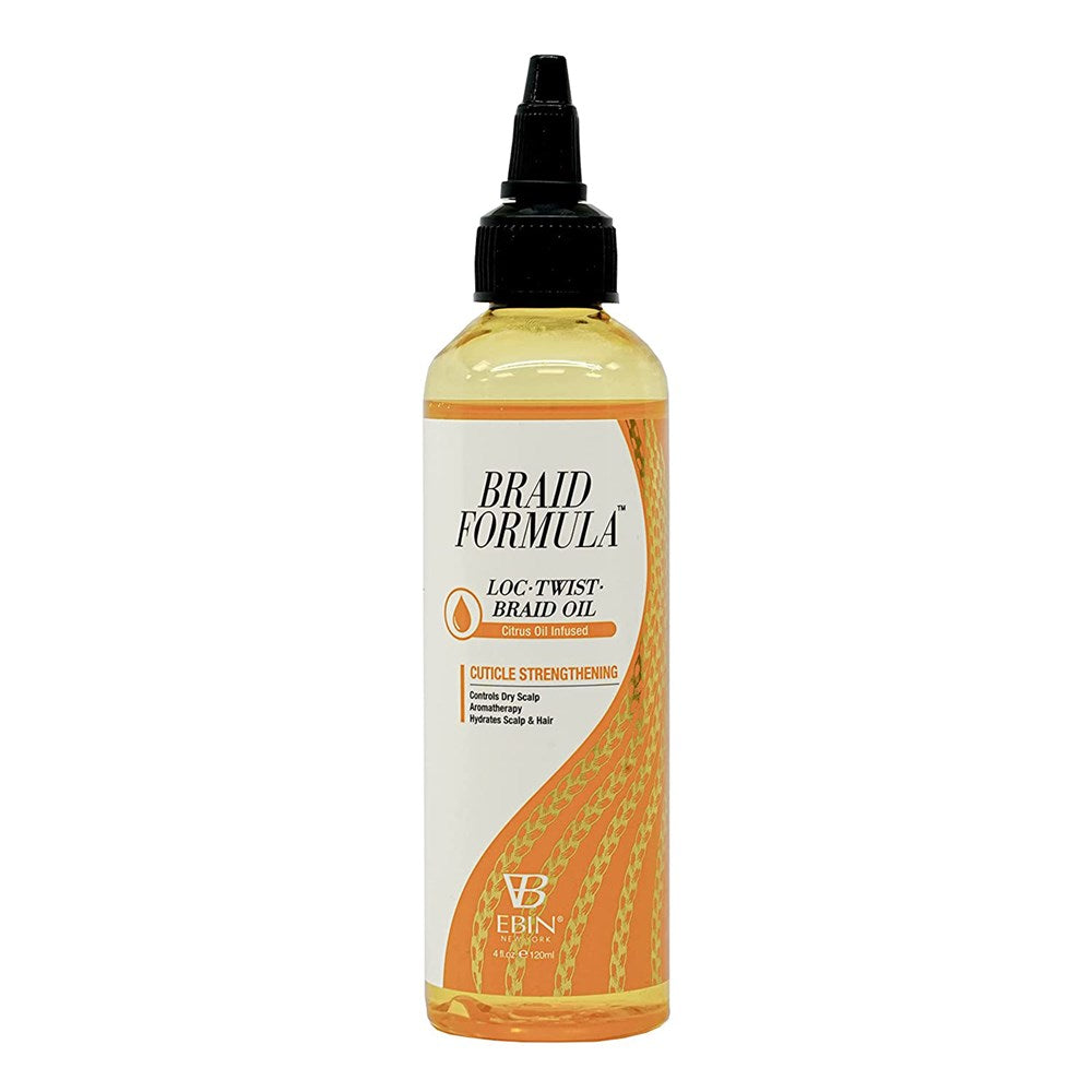 EBIN Braid Formula Loc, Twist, Citrus Oil Infused Braid Oil - Cuticle Strengthening
