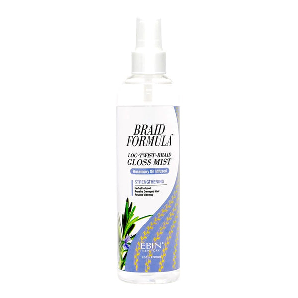 EBIN Braid Formula Loc, Twist, Braid  Rosemary Oil Infused Gloss Mist - Strengthening