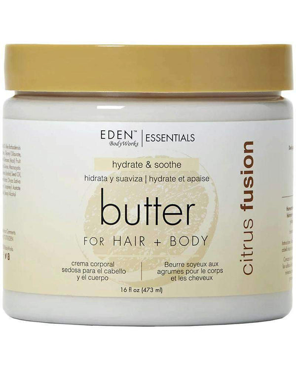 EDEN Bodyworks Citrus Fusion Hair + Body Butter - Deluxe Beauty Supply