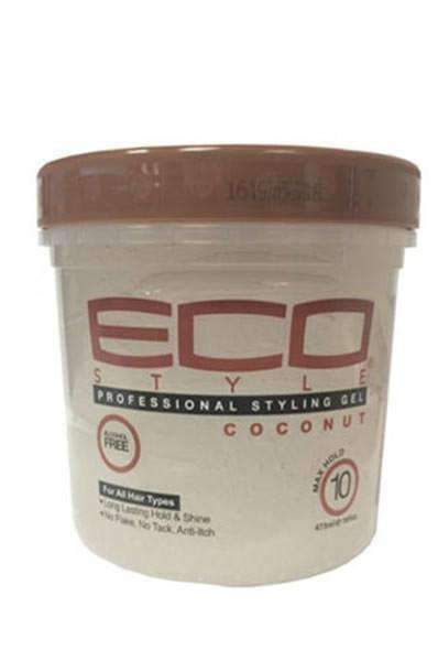 Eco Style Coconut Oil Styling Gel 8oz - Deluxe Beauty Supply