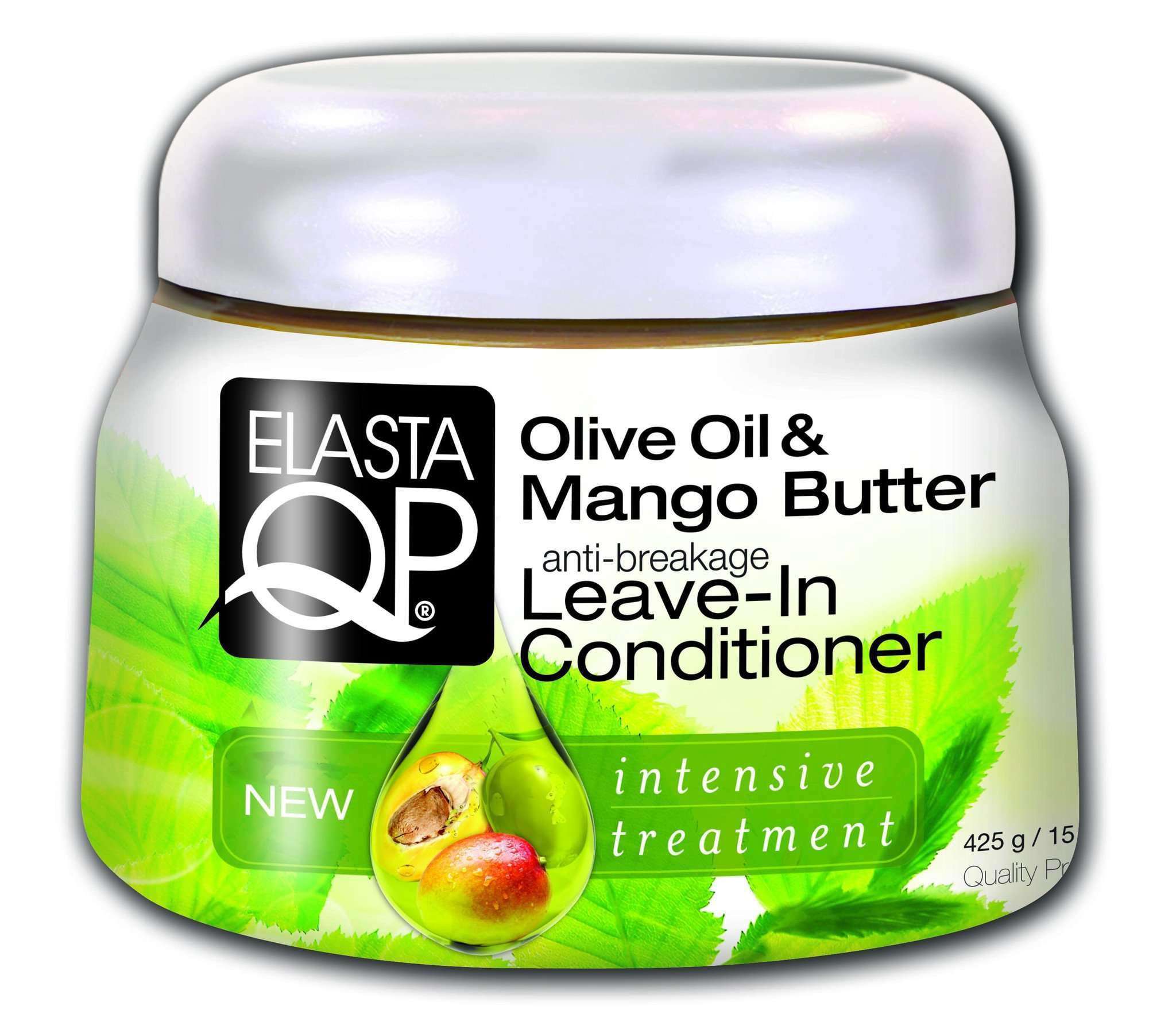 Elasta QP Olive Oil & Mango Butter Anti-Breakage Leave-In Conditioner 15oz - Deluxe Beauty Supply
