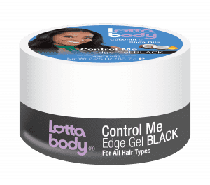 Lottabody Coconut & Shea Oils Control Me Edge Gel Black - Deluxe Beauty Supply