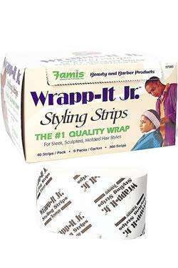 Wrapp-It Jr. Styling Strips Carton White#37300 - Deluxe Beauty Supply