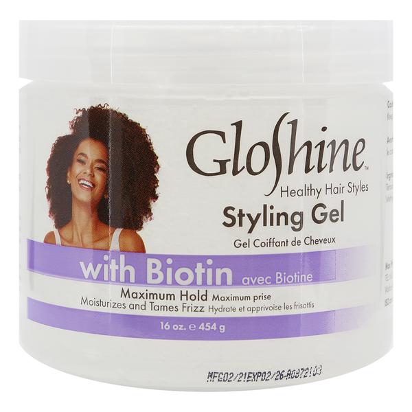 GloShine Styling Gel - Biotin - Deluxe Beauty Supply