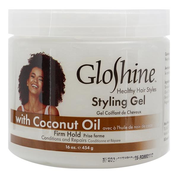 GloShine Styling Gel - Coconut Oil - Deluxe Beauty Supply