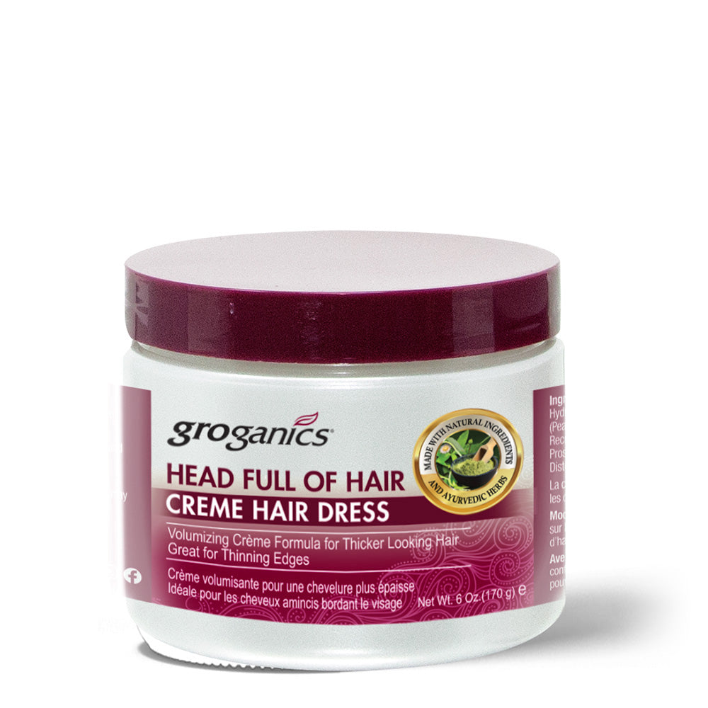 GroGanics Groganics Head Full Of Hair Volumizing Creme Hair Dress 6oz - Deluxe Beauty Supply