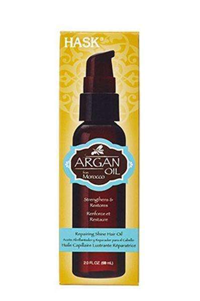 Hask Argan Oil Reparing Shine Hair Oil - Deluxe Beauty Supply