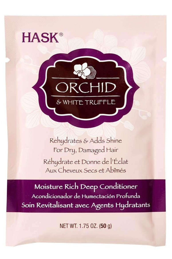 Hask Orchid & White Truffle Moisture Rich Deep Conditioner Pack - Deluxe Beauty Supply