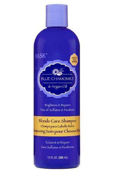 Hask Blue Chamomile & Argan Blonde Care Shampoo - Deluxe Beauty Supply
