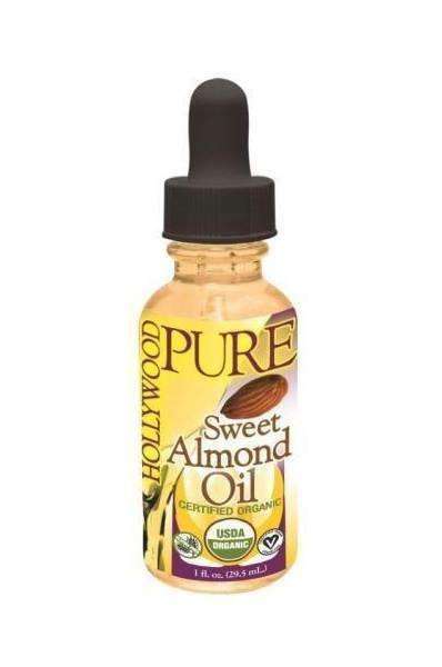 Hollywood Beauty Pure Organic Sweet Almond Oil - Deluxe Beauty Supply