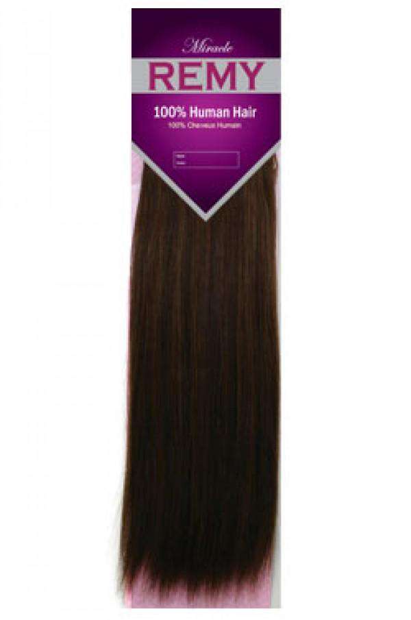 Miracle Remy 100% Human Hair Weave - Silky Yaky 12" - Deluxe Beauty Supply