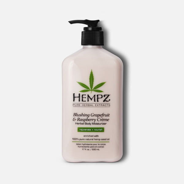 Hempz Blushing Grapefruit & Raspberry Créme Herbal Body Moisturizer - Deluxe Beauty Supply