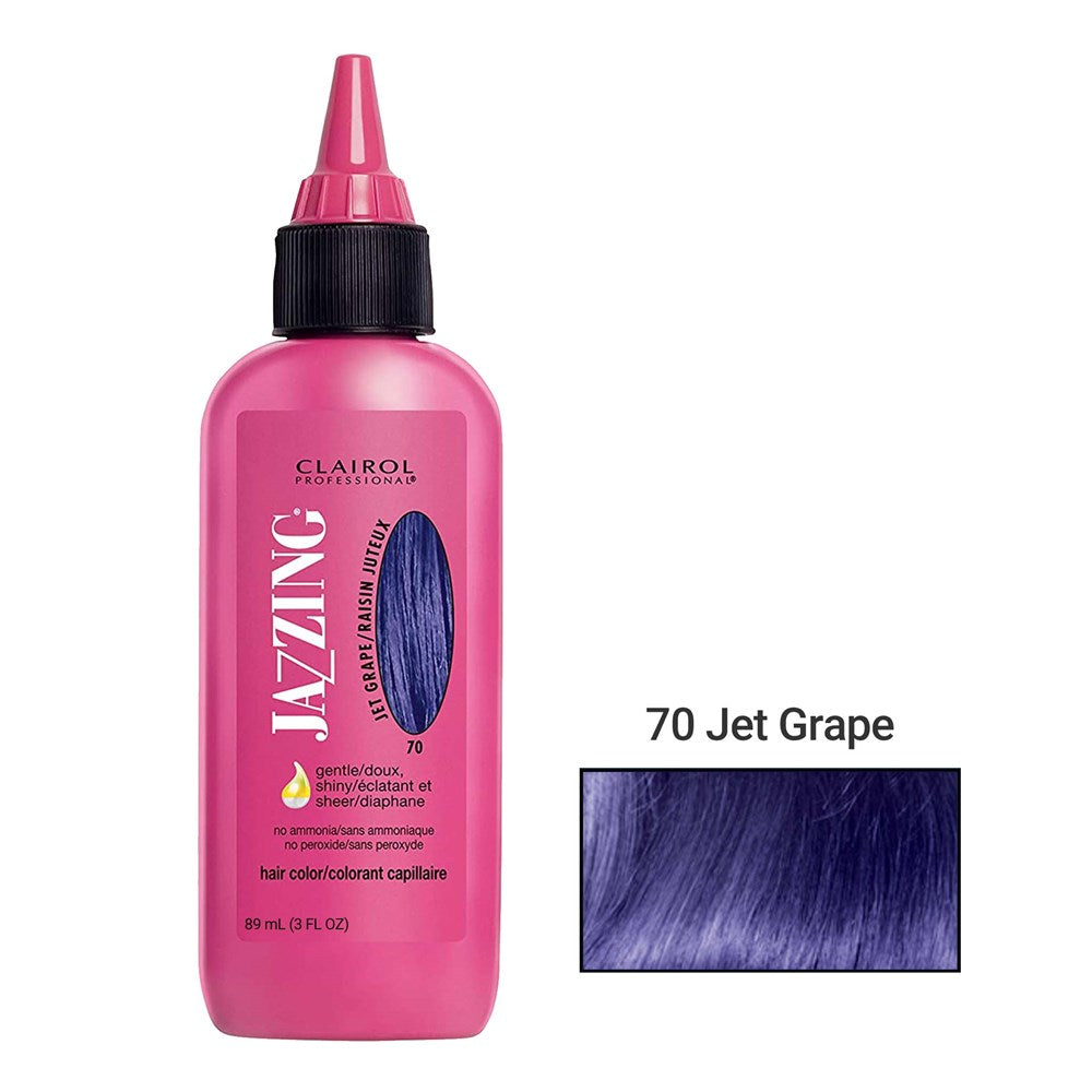 Clairol Professional Jazzing Temporary & Semi Permanent Hair Color - 70 Jet Grape