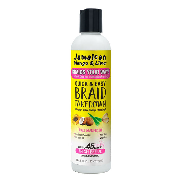 Jamaican Mango & Lime Braids Your Way Quick & Easy Braid Takedown