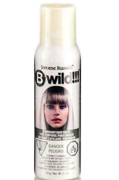 Jerome Russel Bwild Temporary Hair Color Spray -Siberian White - Deluxe Beauty Supply