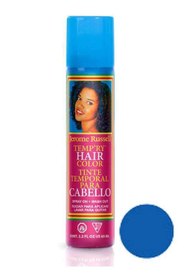 Jerome Russell Temporary Color Spray - Blue - Deluxe Beauty Supply