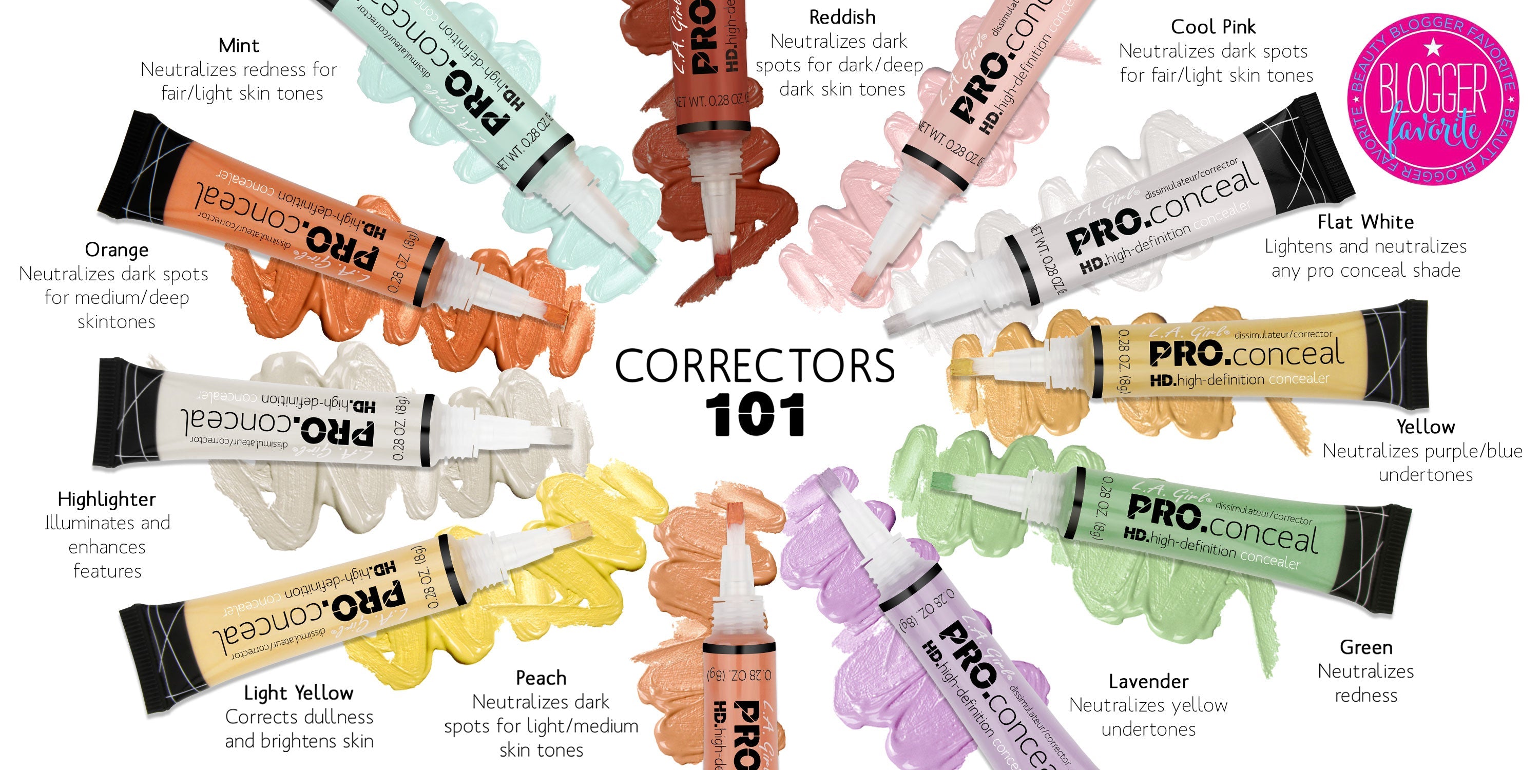 L.A. Girl PRO Conceal HD High Definition Concealer - 0