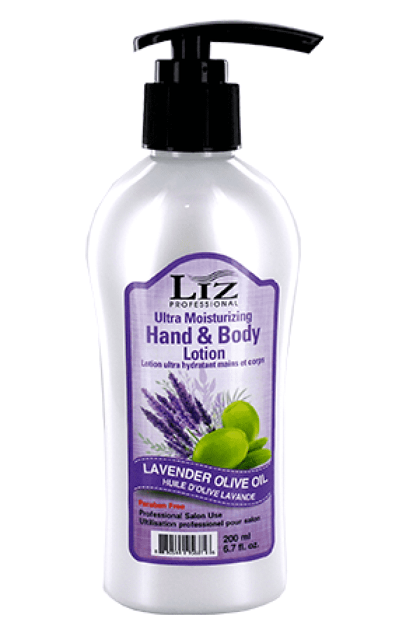 Liz Professional Hand & Body Lotion - Lavender Olive Oil - Deluxe Beauty Supply