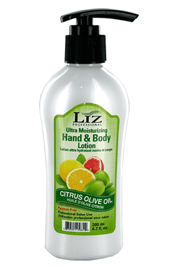 Liz Professional Hand & Body Lotion - Citrus Olive Oil - Deluxe Beauty Supply