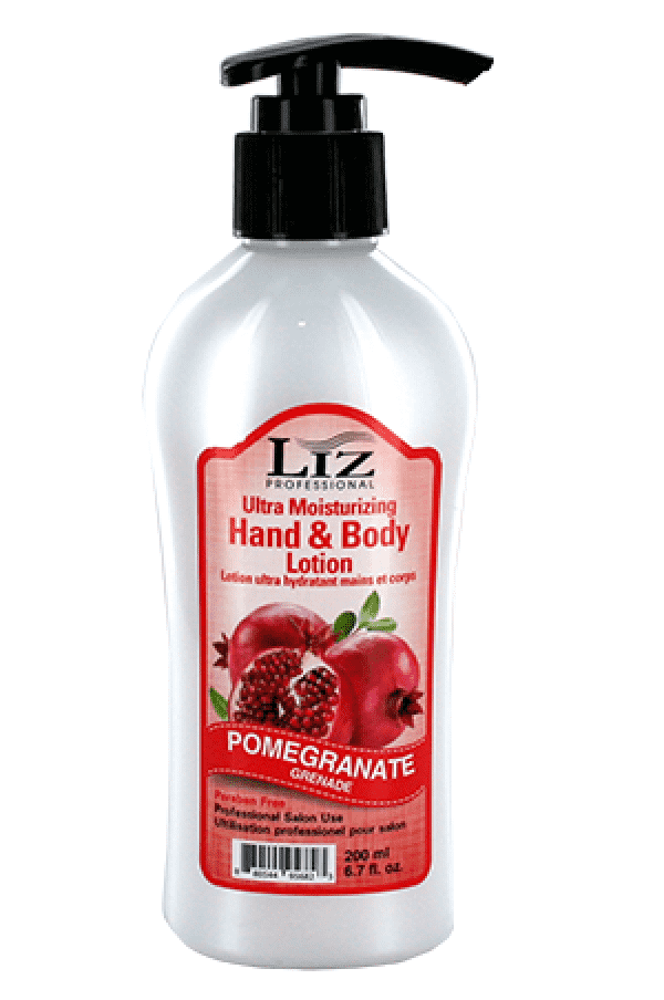 Liz Professional Hand & Body Lotion - Pomegranate - Deluxe Beauty Supply