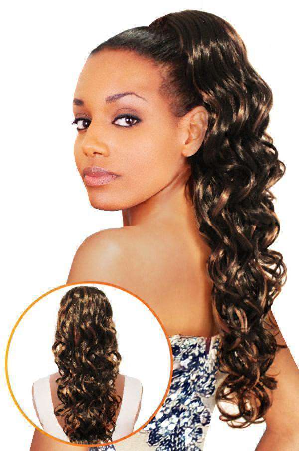 Magic Gold Drawstring Ponytail Orchid - Deluxe Beauty Supply