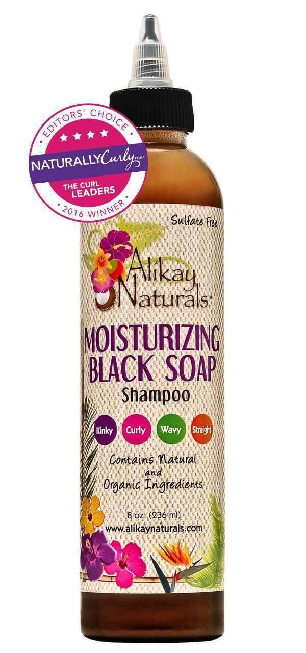 Alikay Naturals Moisturizing Black Soap Shampoo 8oz - Deluxe Beauty Supply