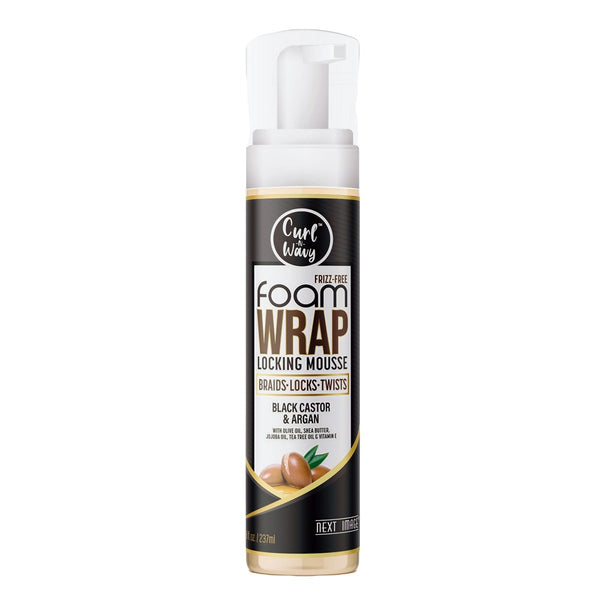 Next Image Foam Wrap Locking Mousse - Black Castor & Argan